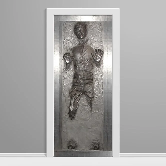 Han Solo in Carbonite Door Wrap